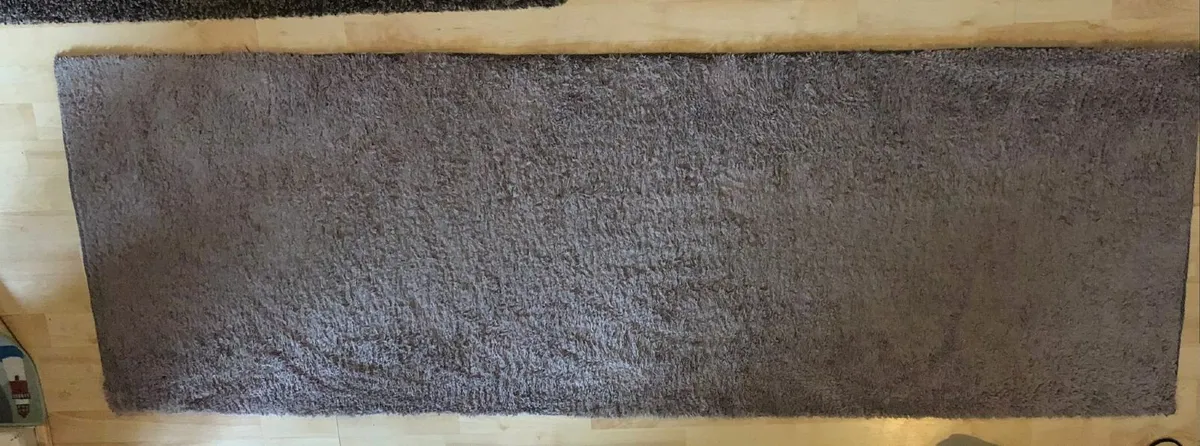 Two Long Grey Rugs - Image 1