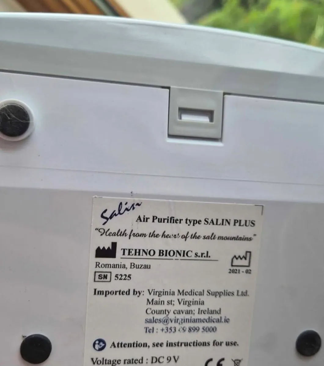 Salin Plus Salt Therapy Air Purifier – Like New + - Image 3