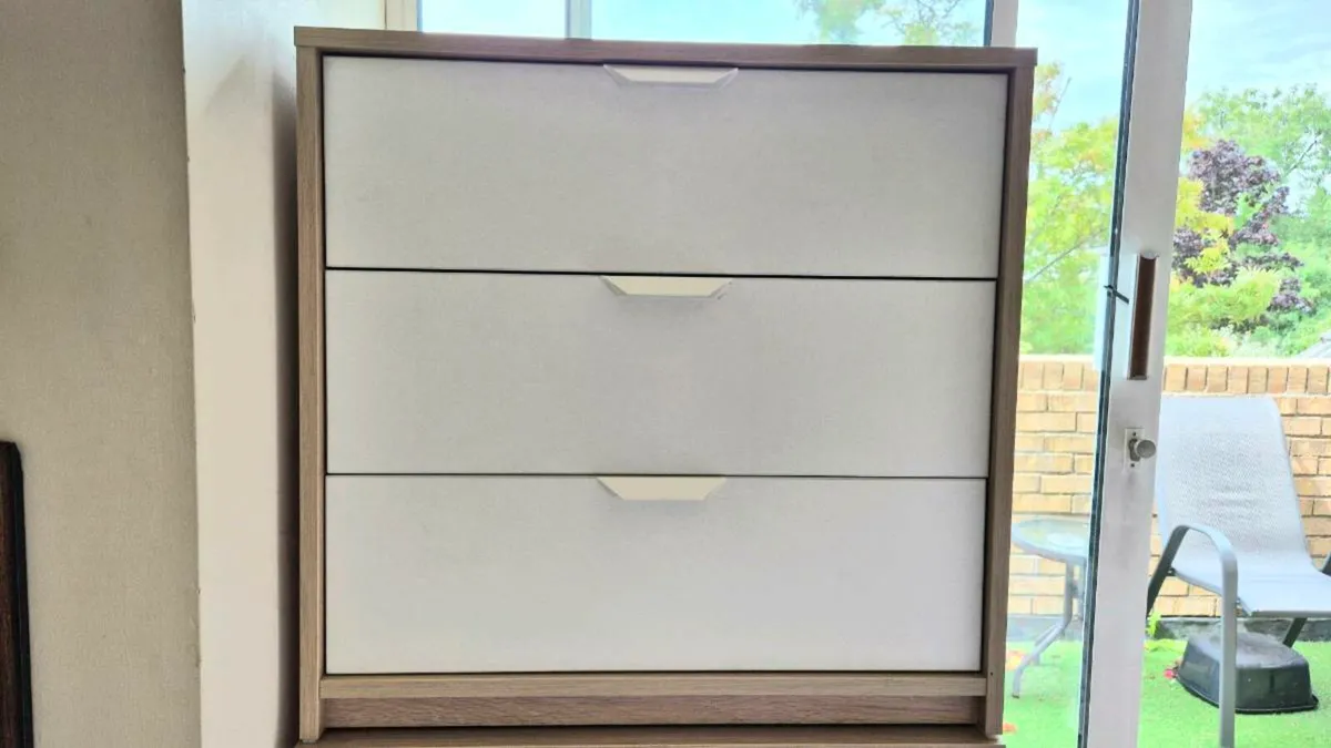 1 or 2 Stylish White & Natural Cabinets – Stackabl - Image 1