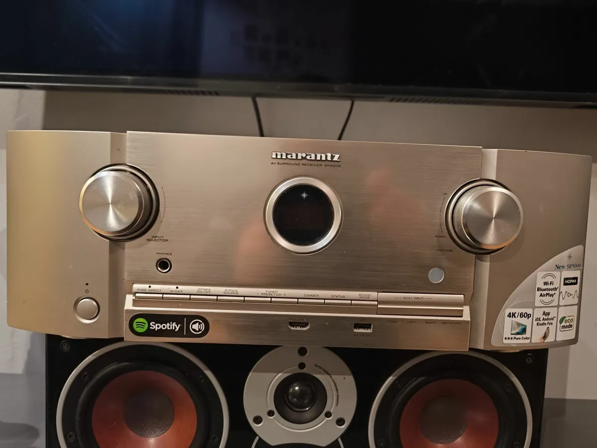 Marantz SR5009 4K Black Surround Receiver 7.2 Chan - Image 1