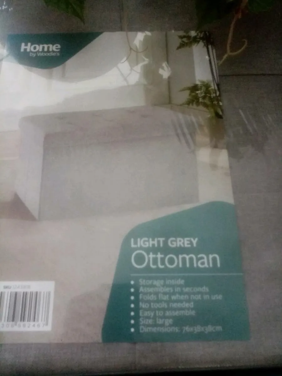 2 ottomans new unused - Image 3