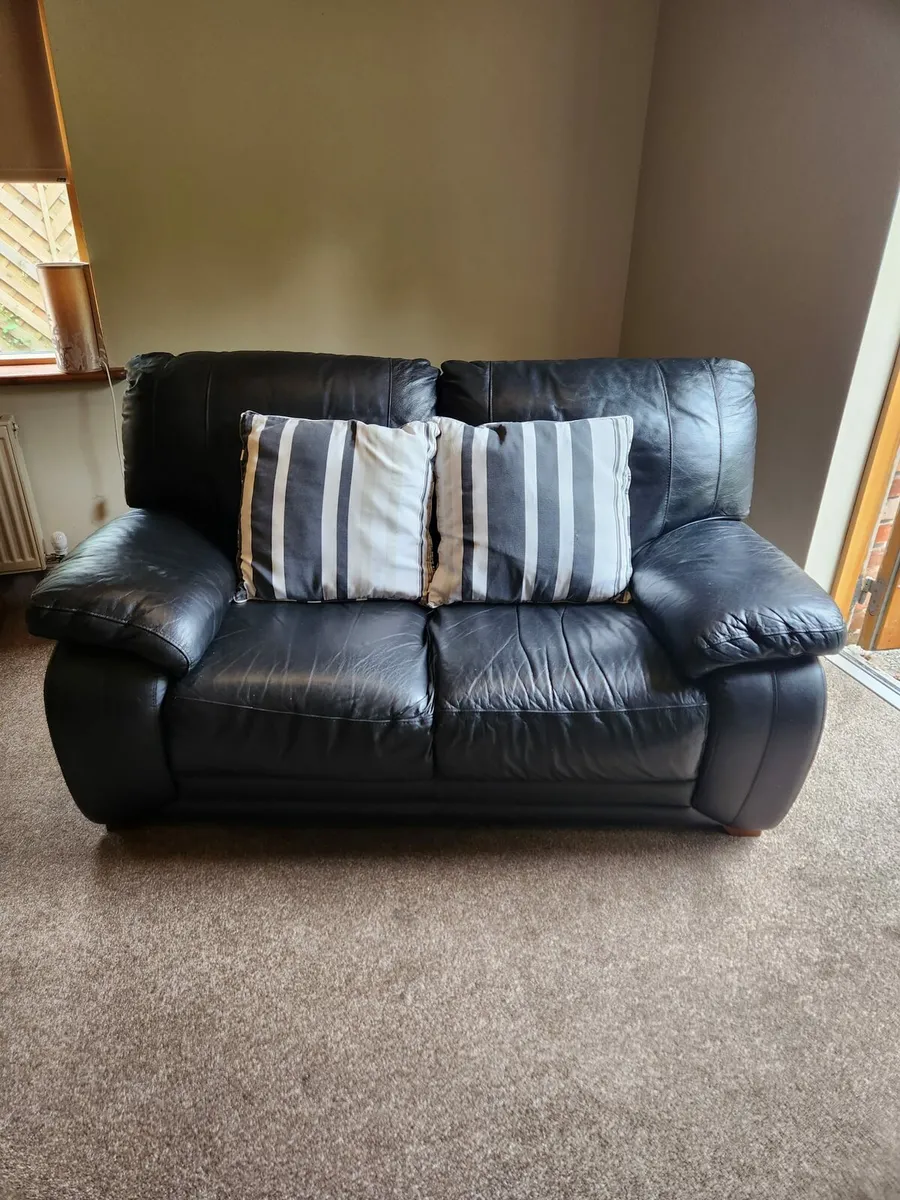 Sofa 2 Seater Leather