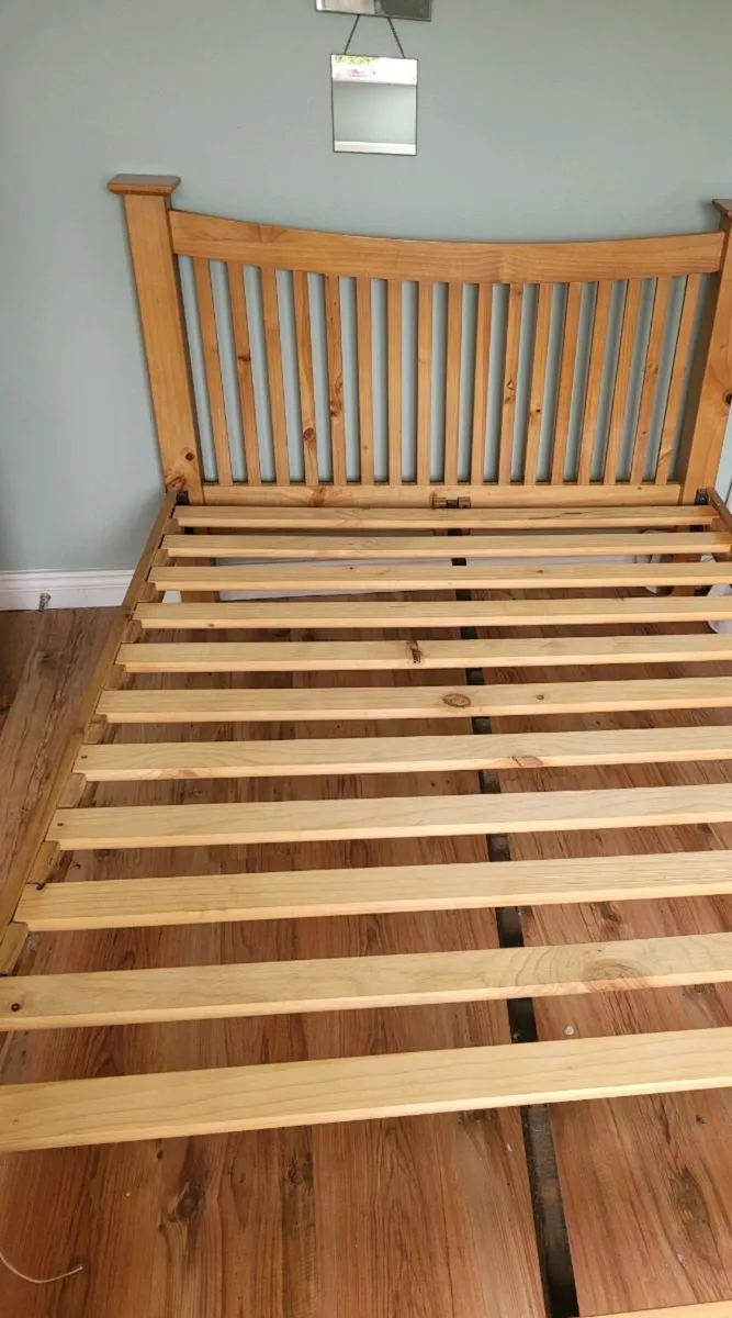 Double bed 4ft double - Image 2