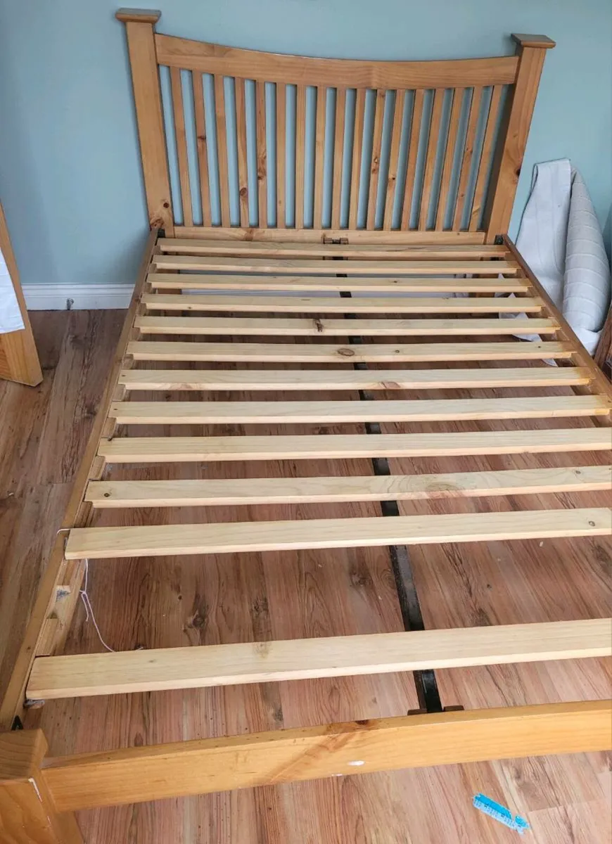 Double bed 4ft double - Image 4