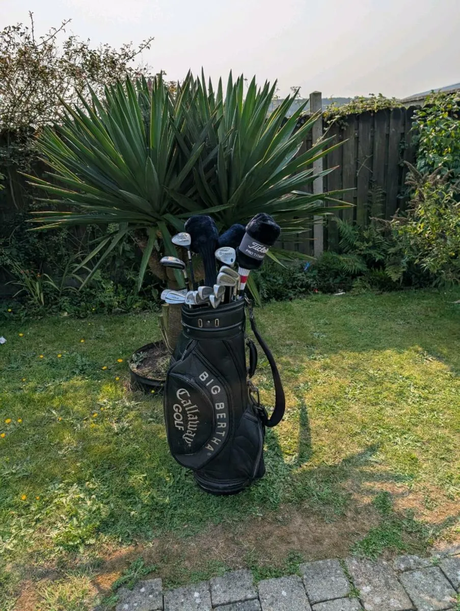 Titleist Golf clubs & Big Bertha calloway bag - Image 2