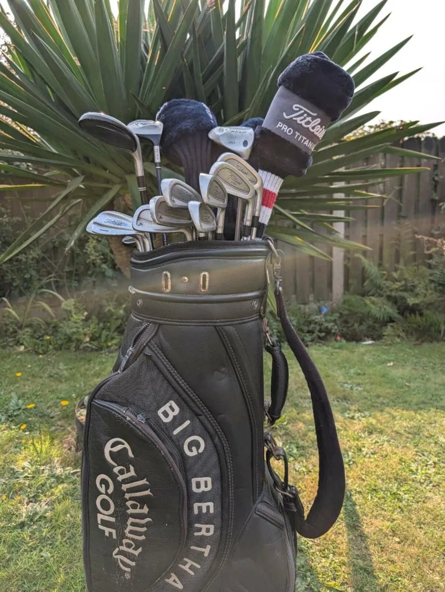 Titleist Golf clubs & Big Bertha calloway bag - Image 3