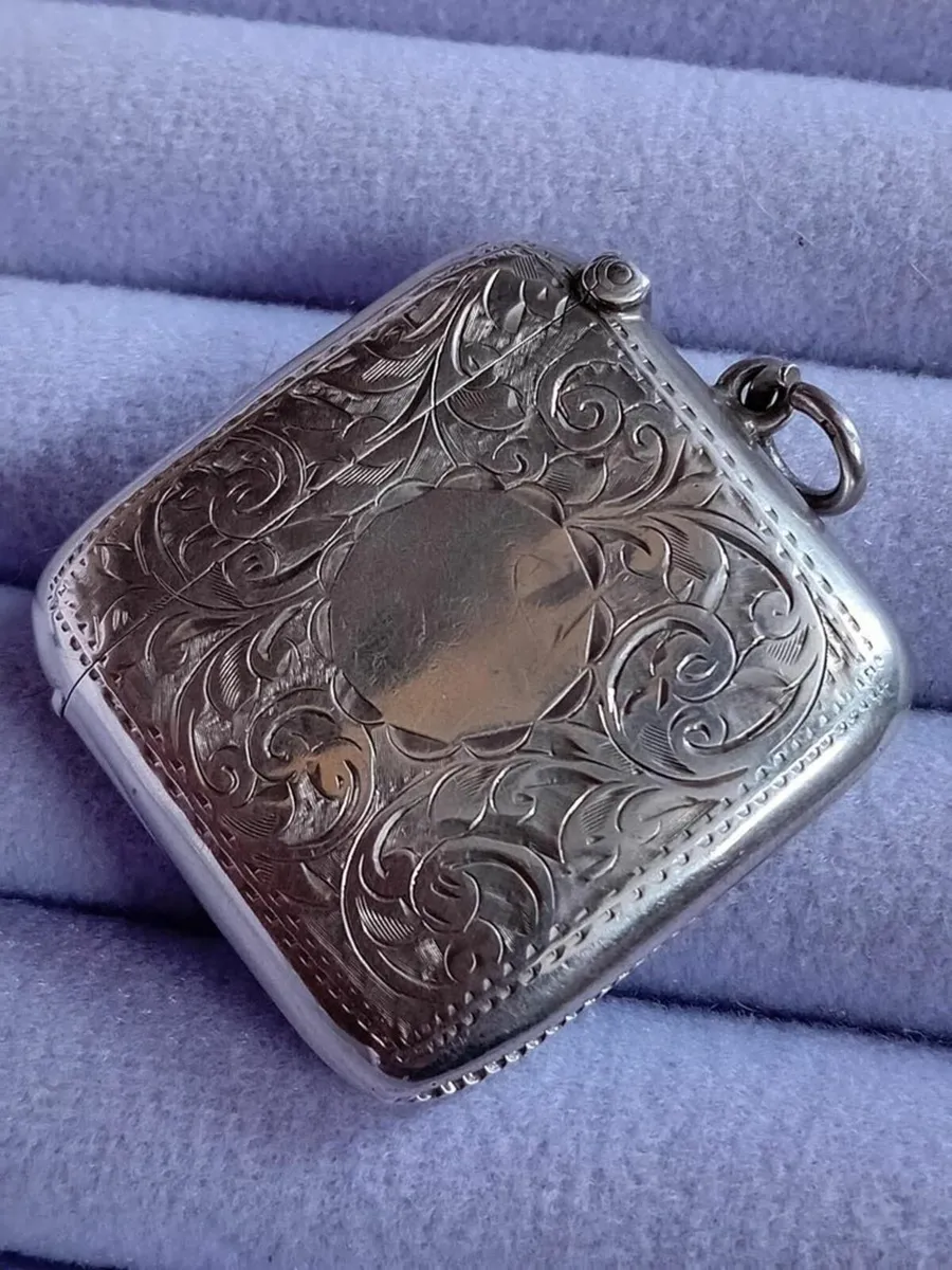 Exquisite Art Nouveau Fully Hallmarked Antique Sil - Image 1
