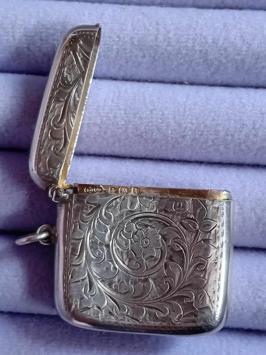 Exquisite Art Nouveau Fully Hallmarked Antique Sil - Image 3