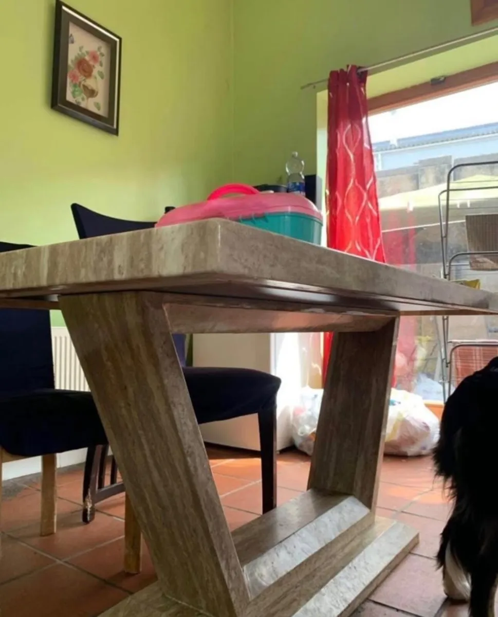 Marble Kitchen Table - Image 3