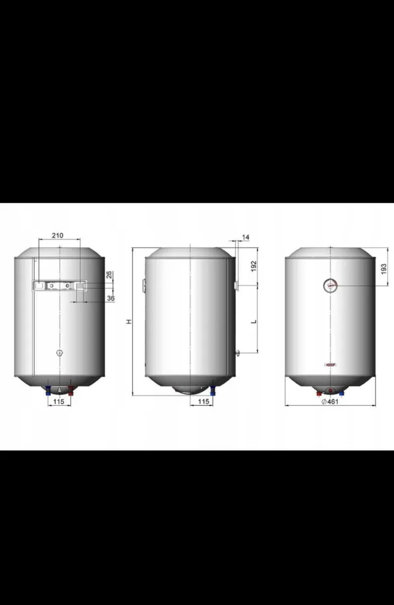 ELECTRIC WATER HEATER NOVA TECH 

80 liters - Image 3