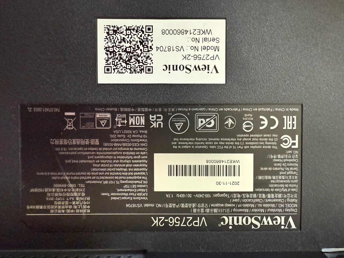 Viewsonic 27 inch 1440p monitor - Image 2