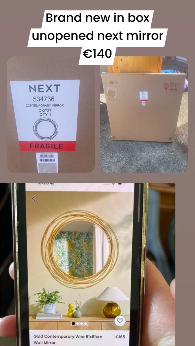 Brand new New mirror large - Image 1