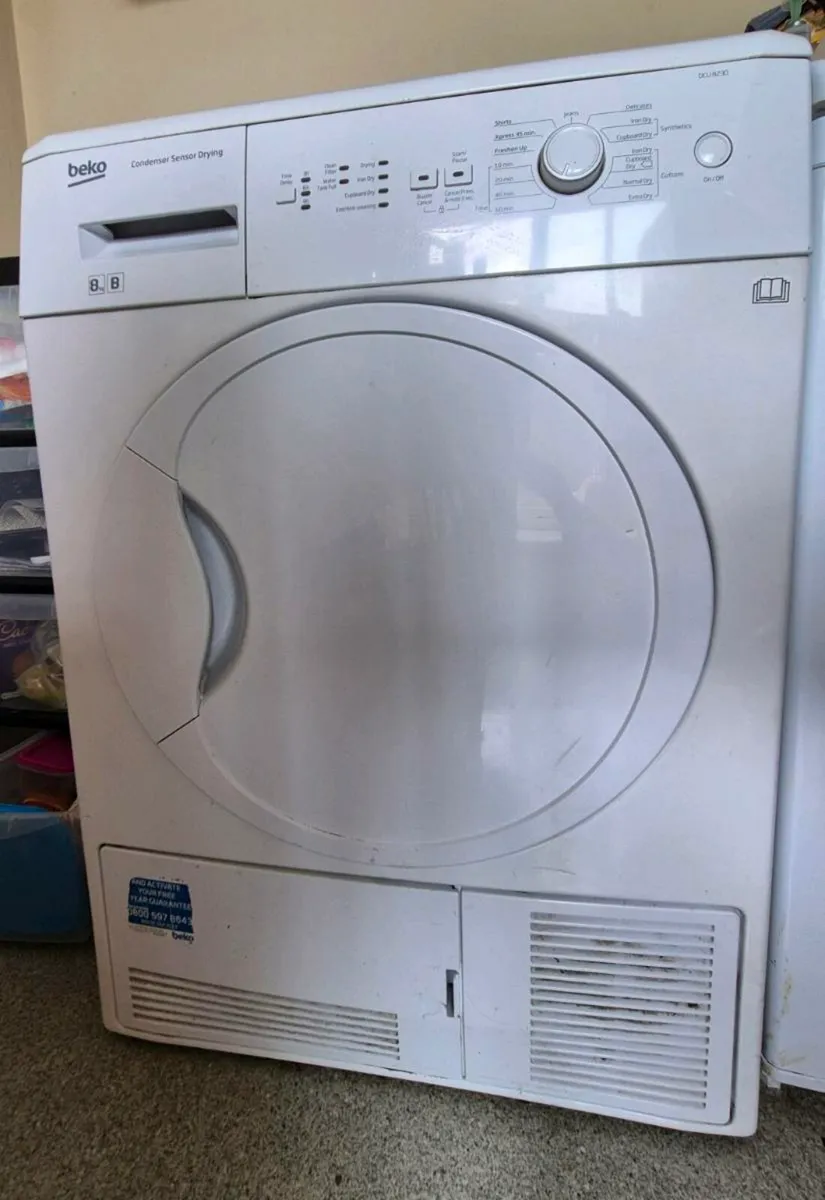 Beko 8kg Tumble Dryer (Model DCU 8230) - Image 1