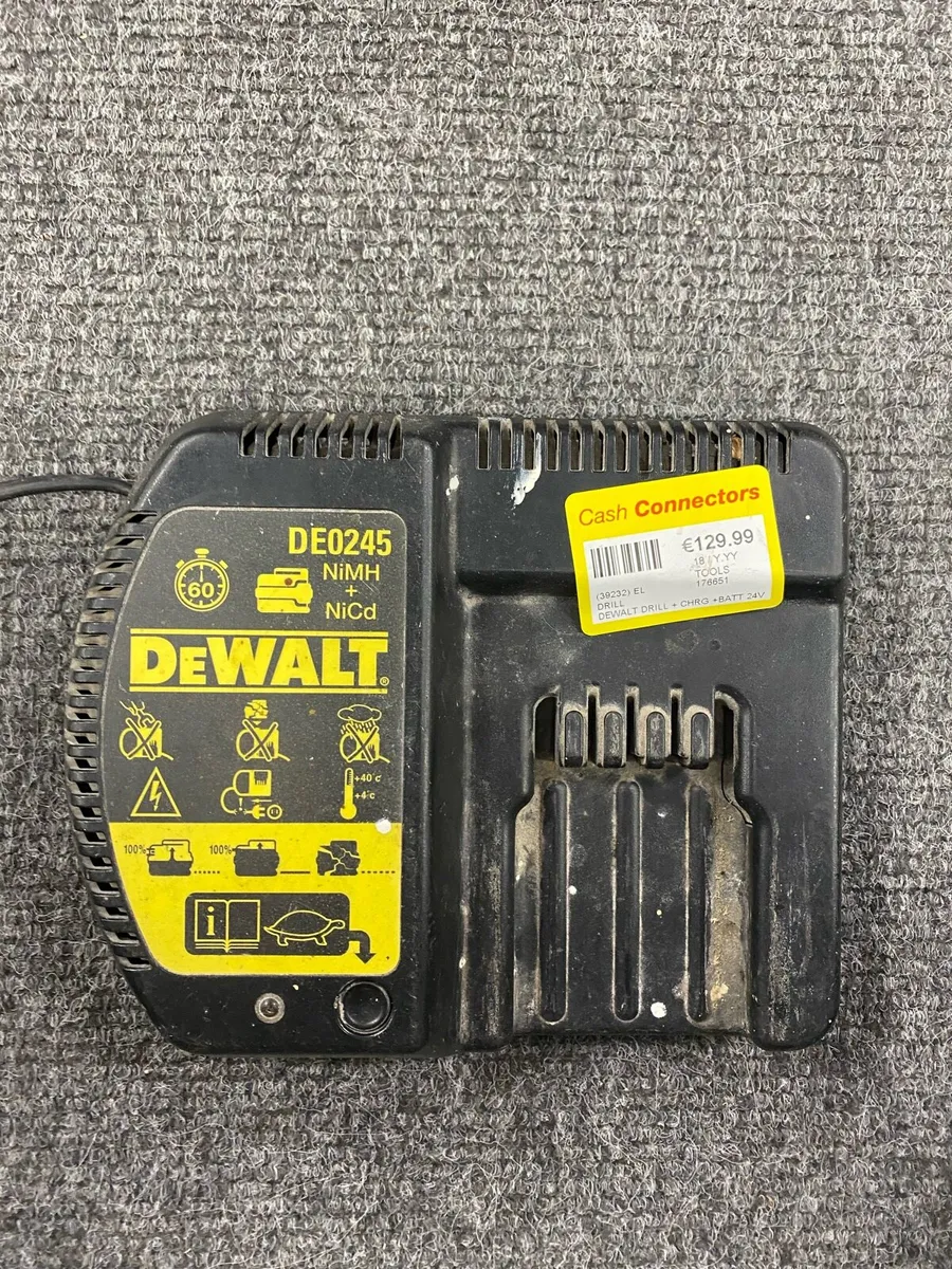 Dewalt Drill + Charger + Battery 24V - Image 3