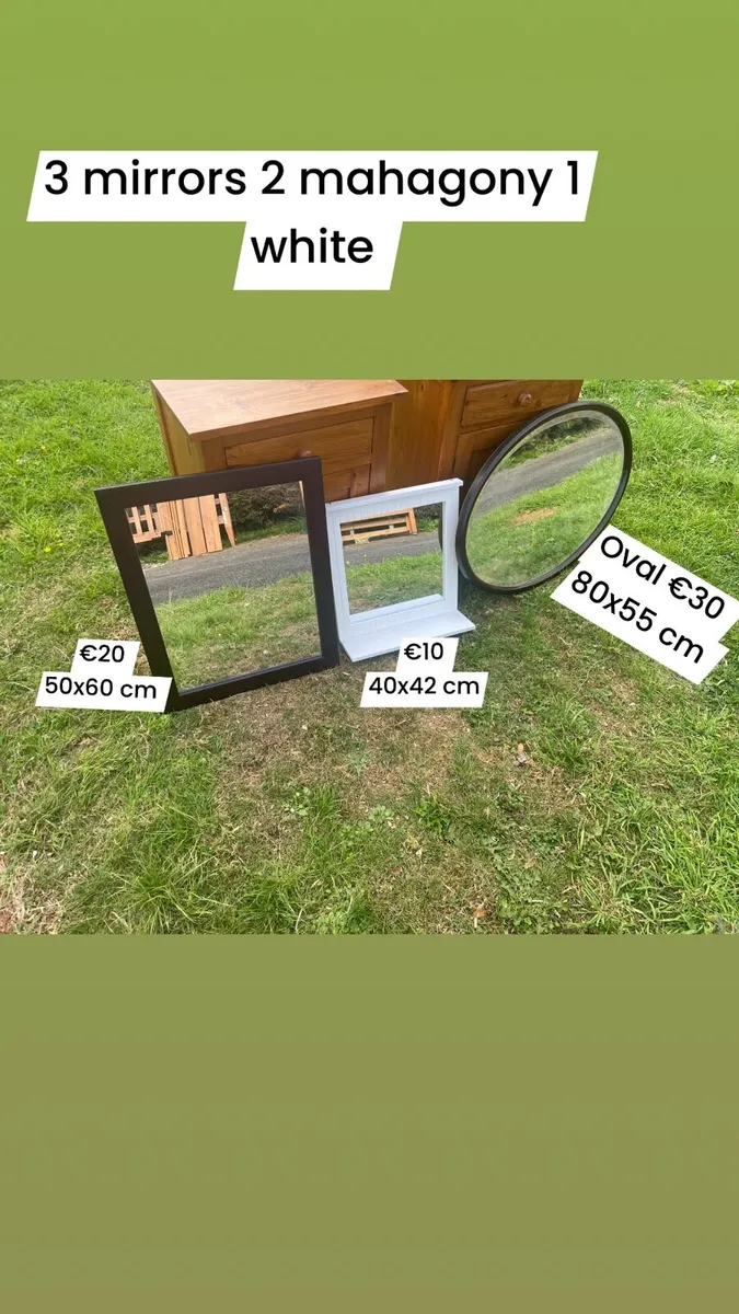 3 mirrors for sale - Image 2