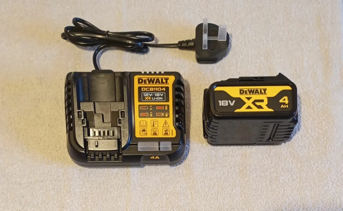 DeWalt Charger and Battery - Image 1