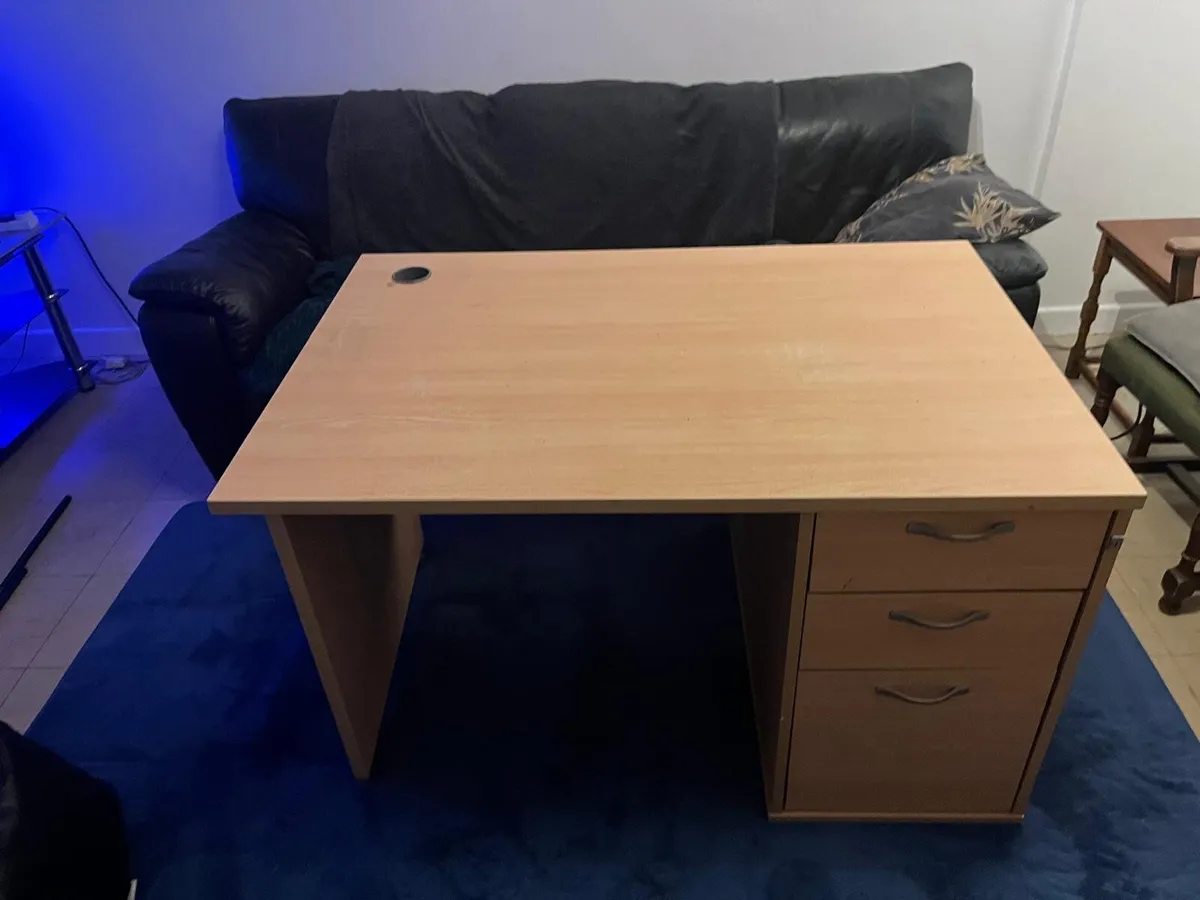 Large Desk with Storage - Image 2