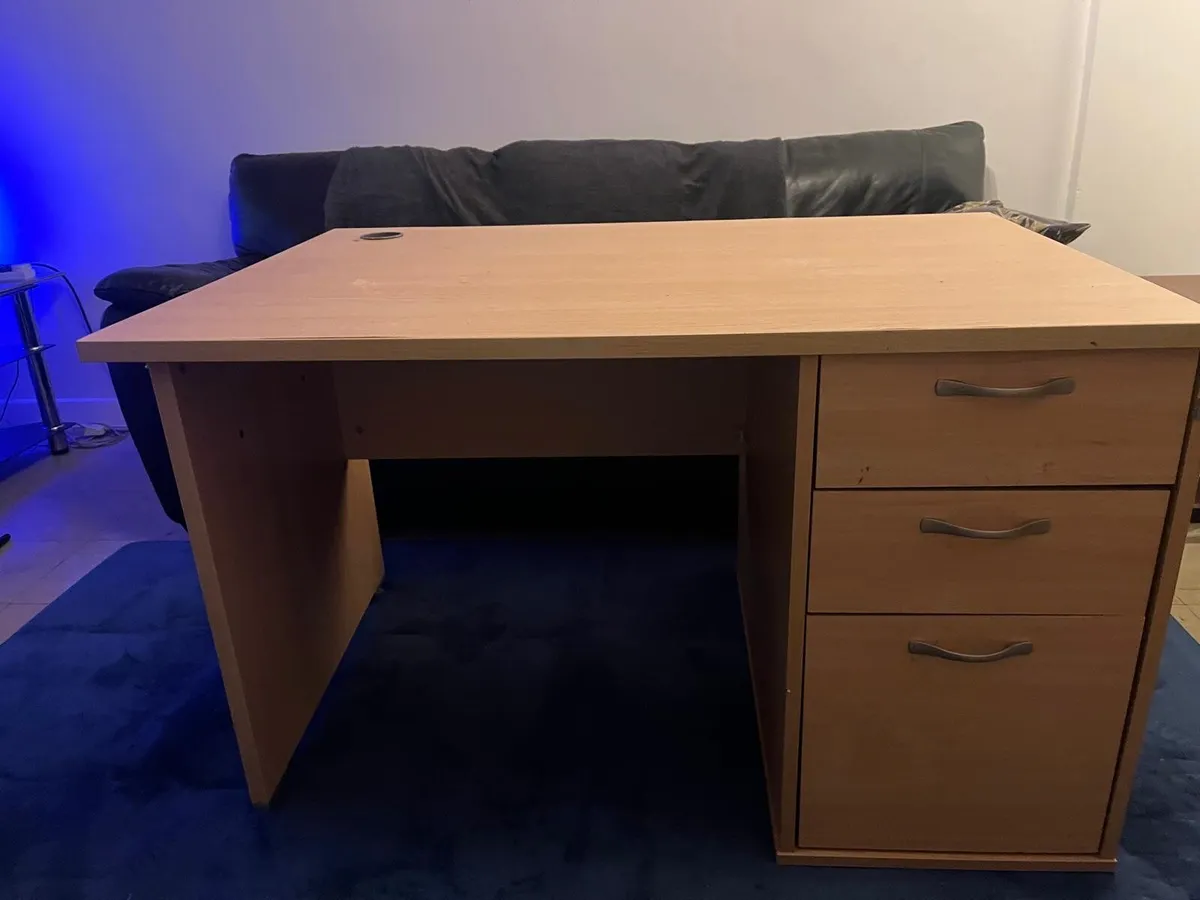 Large Desk with Storage - Image 3
