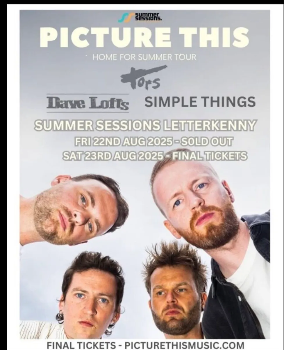 Picture This  tickets 22nd August