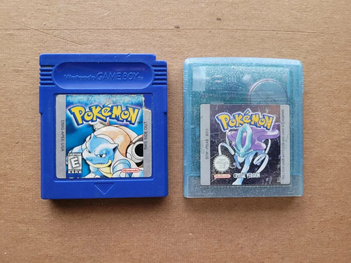 Pokemon Blue and Crystal Version for Gameboy - Image 1
