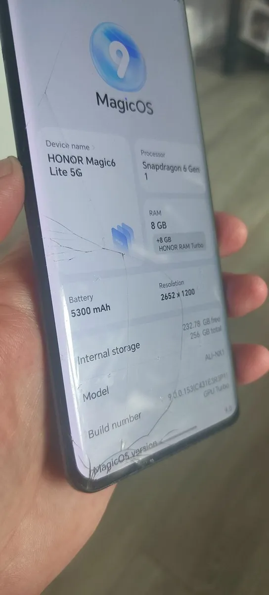 Honor magic 6 Lite  5g  256gb Ram 8+8gb unlocked - Image 4