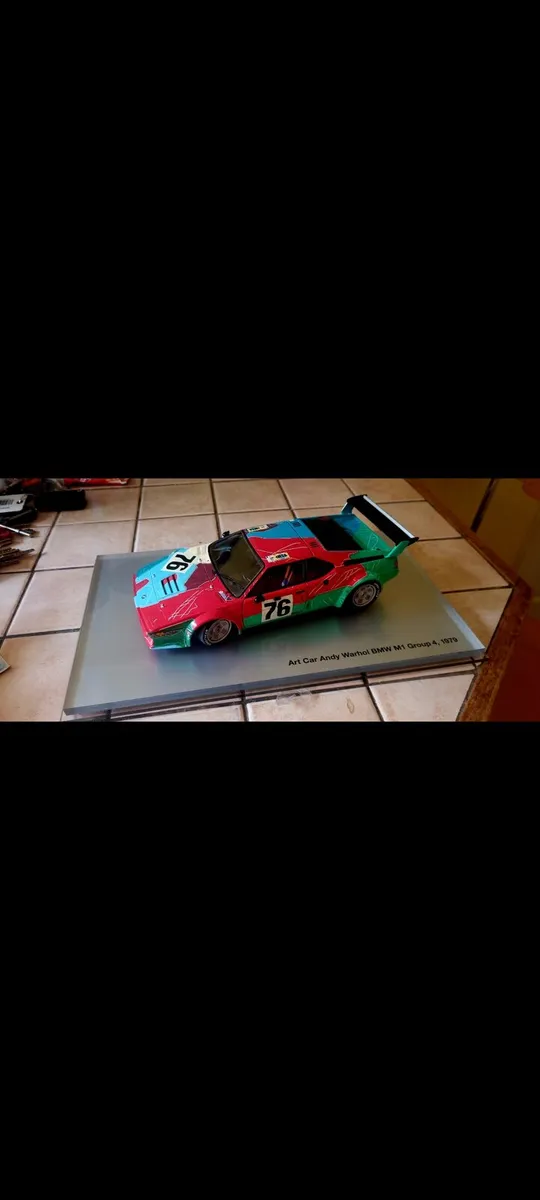 ANDY WARHOL BMW MODEL CAR - Image 1