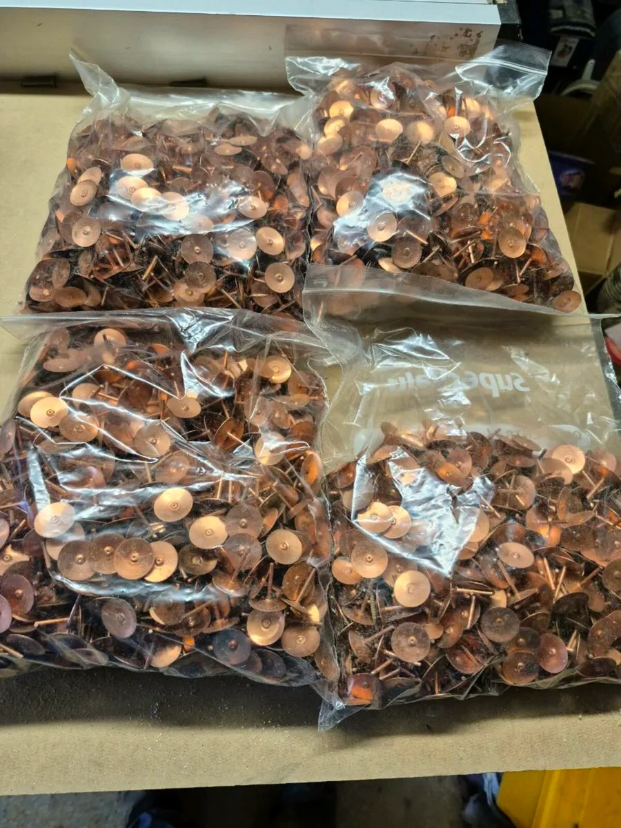 Copper crampions/ disc rivets