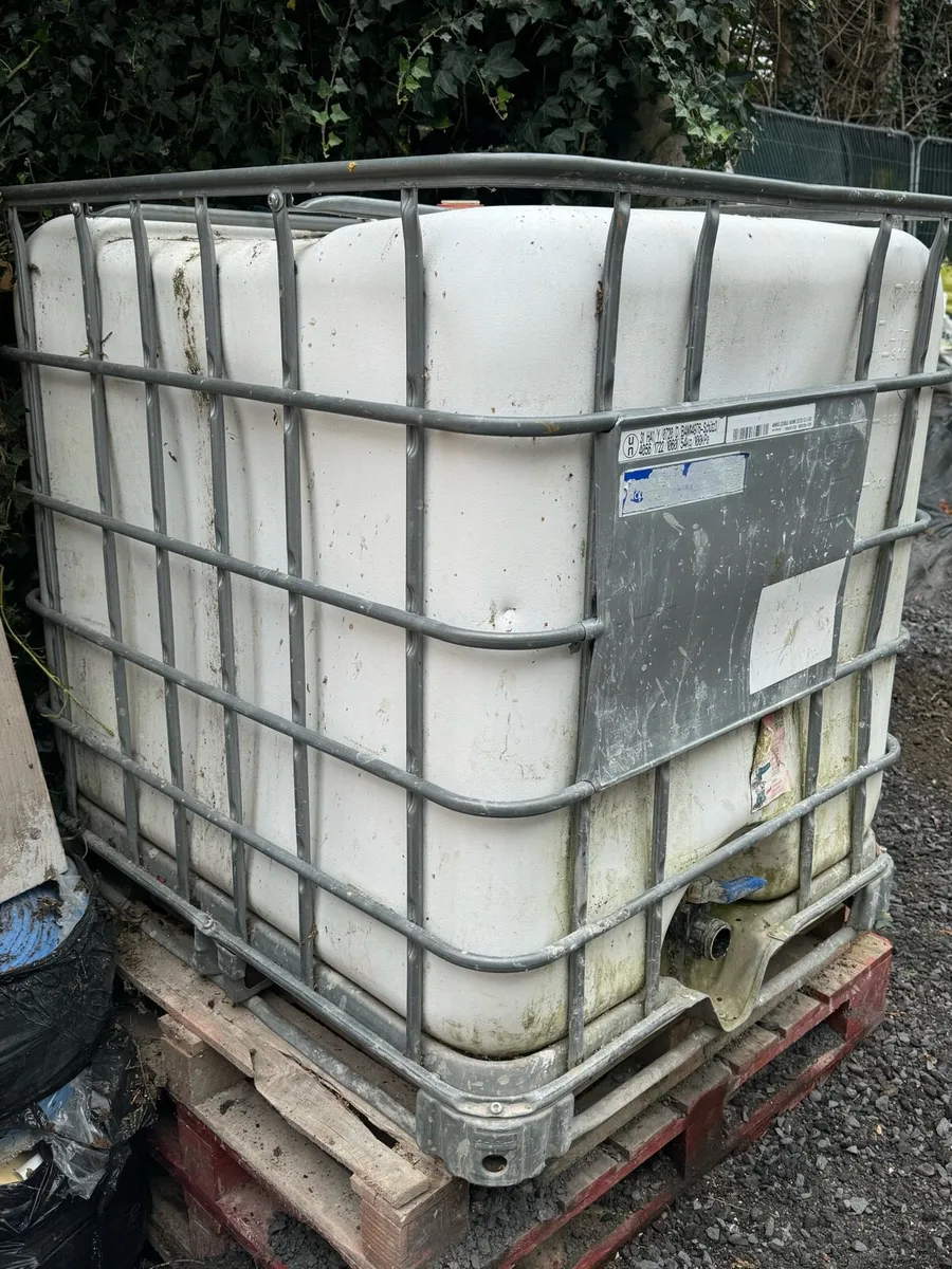 IBC Tank With Euro Pallets - Image 1