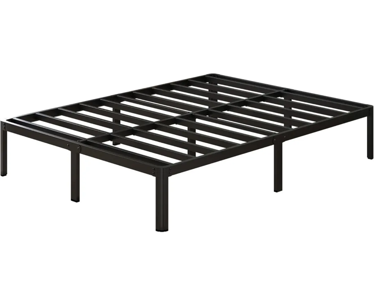 Small Double Bed Frame 30.5 cm High with Rounded C - Image 2