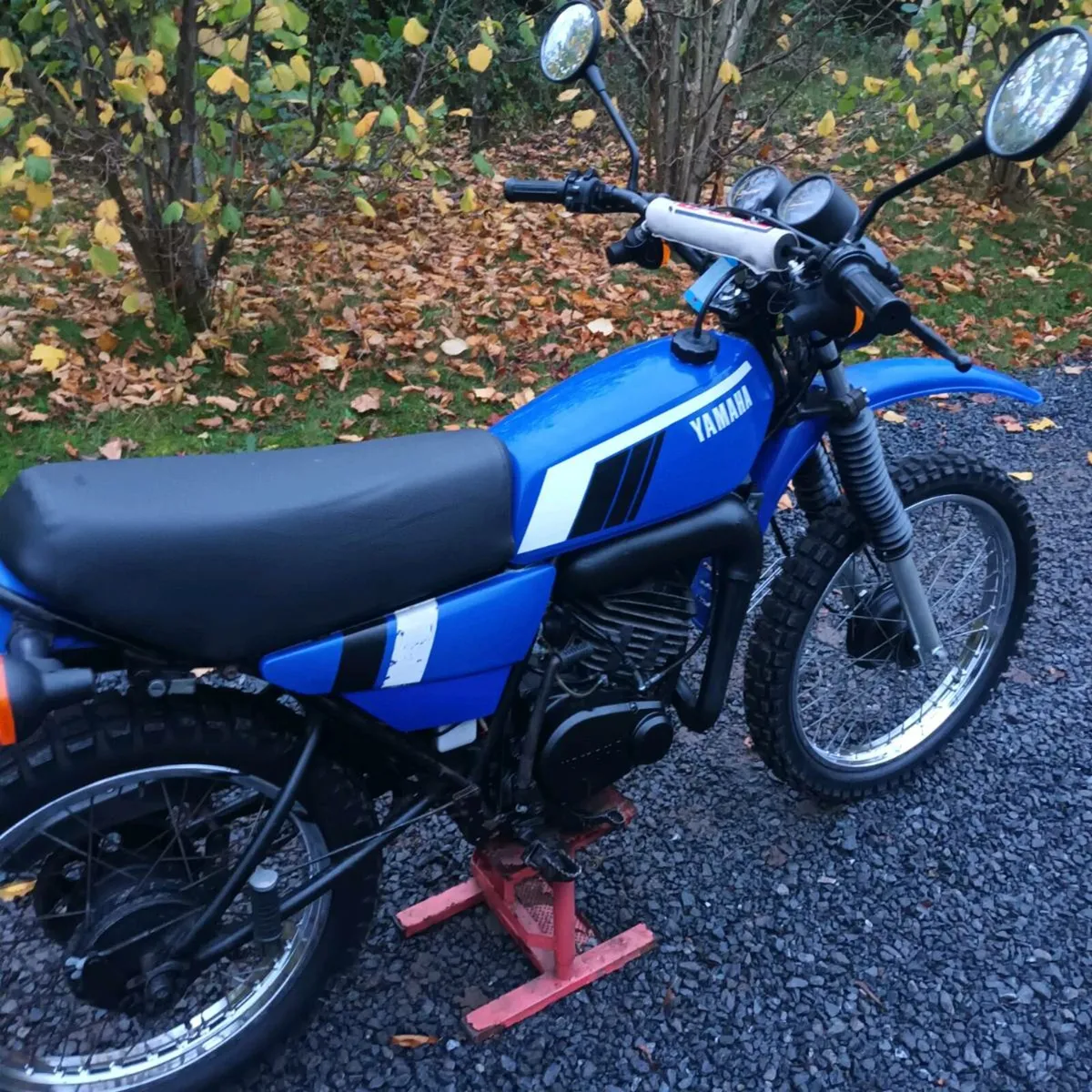 YAMAHA  DT 175 ENDURO  Only 8 K  Blue 1979 - Image 3