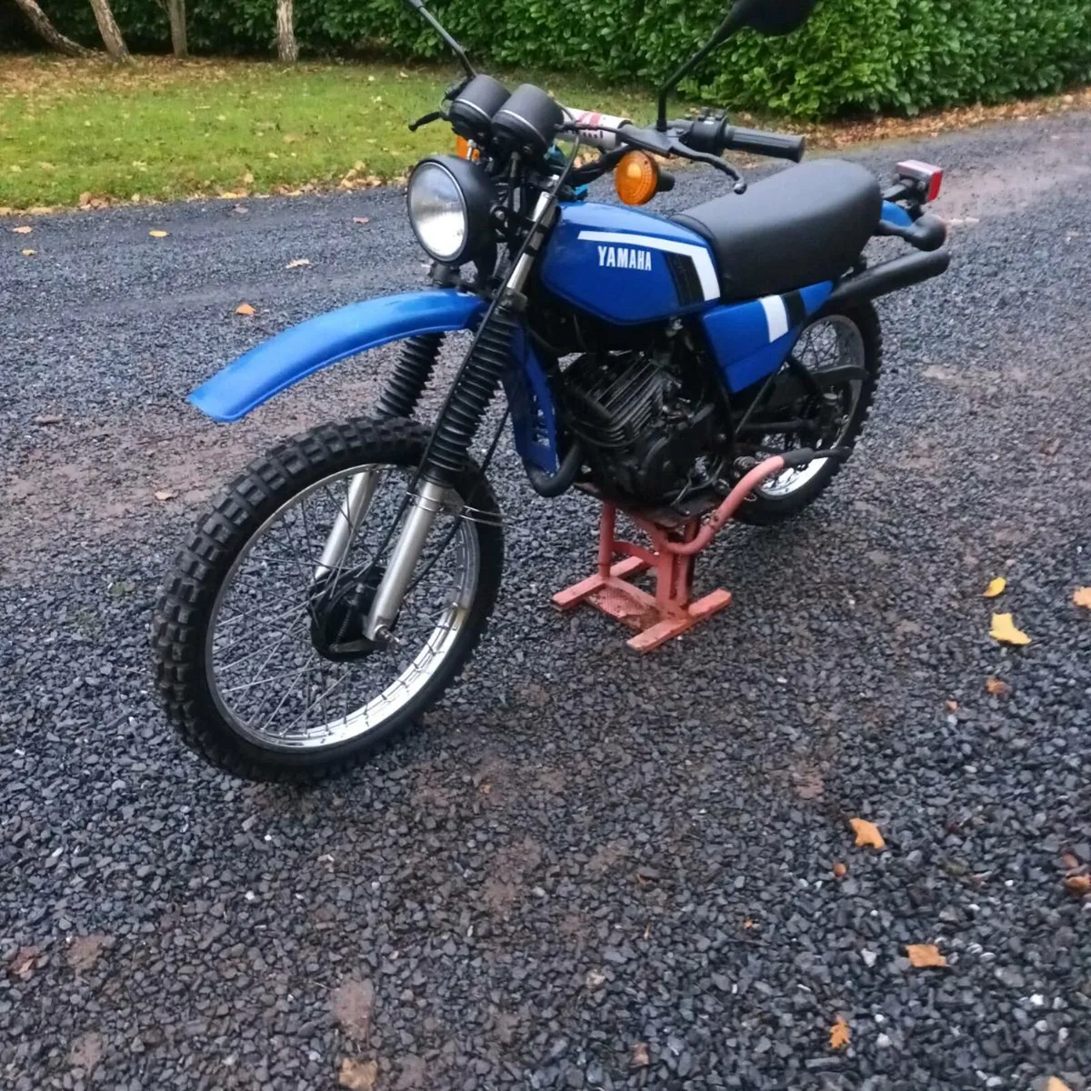 YAMAHA  DT 175 ENDURO  Only 8 K  Blue 1979 - Image 2