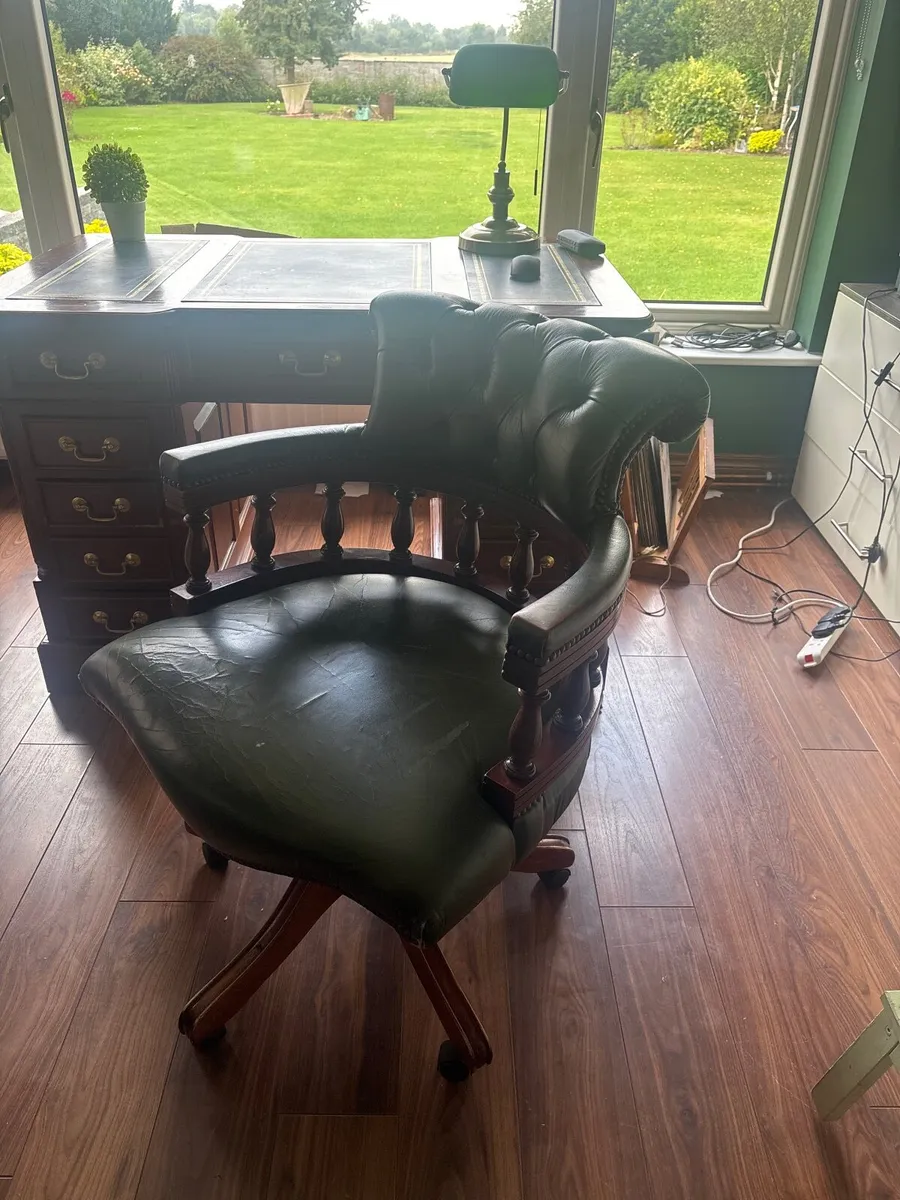 Captain Chair and matching Partner Desk - Image 1