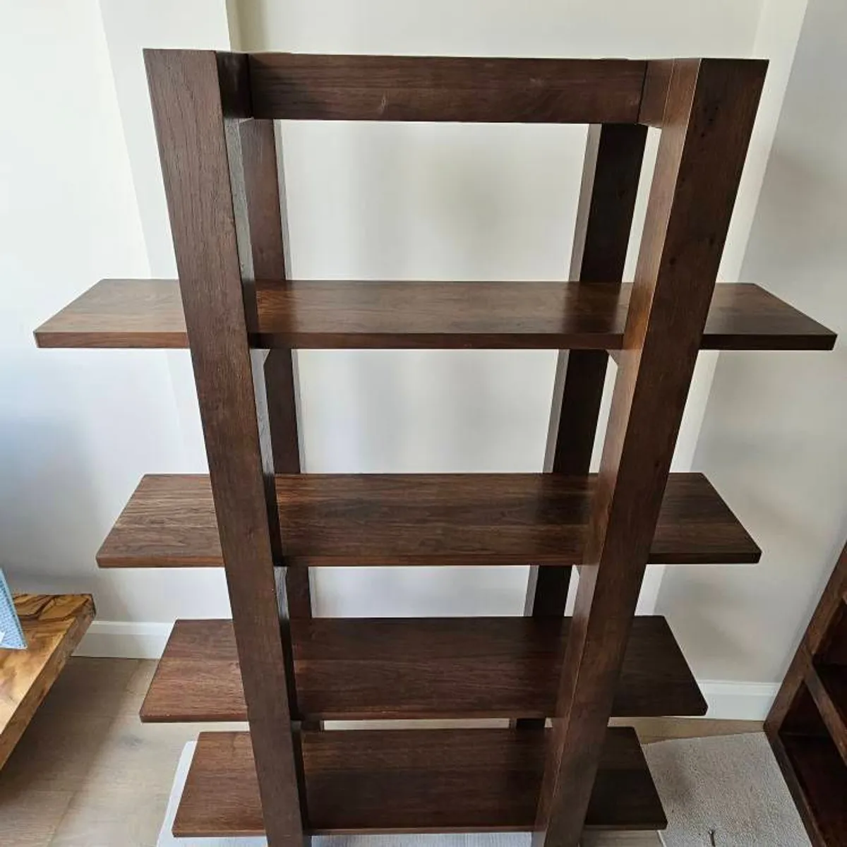 Beautiful walnut shelving unit. Solid wood - Image 1