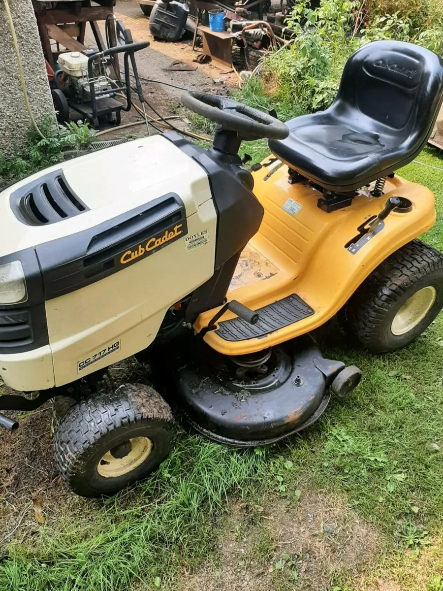 Cub cadet ride on mower - Image 2