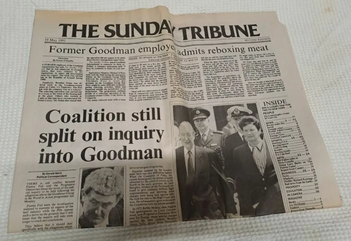 The Sunday Tribune 19 May 1991 - Image 1