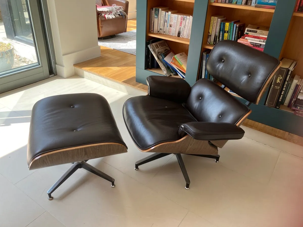 Eames style chair & Stool - Image 2