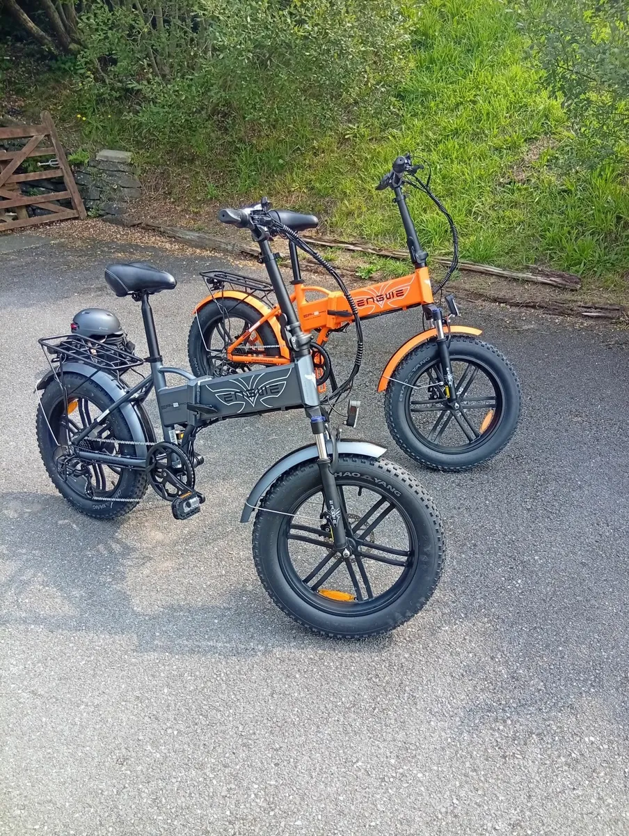 2 Engewe foldable ebikes. - Image 1