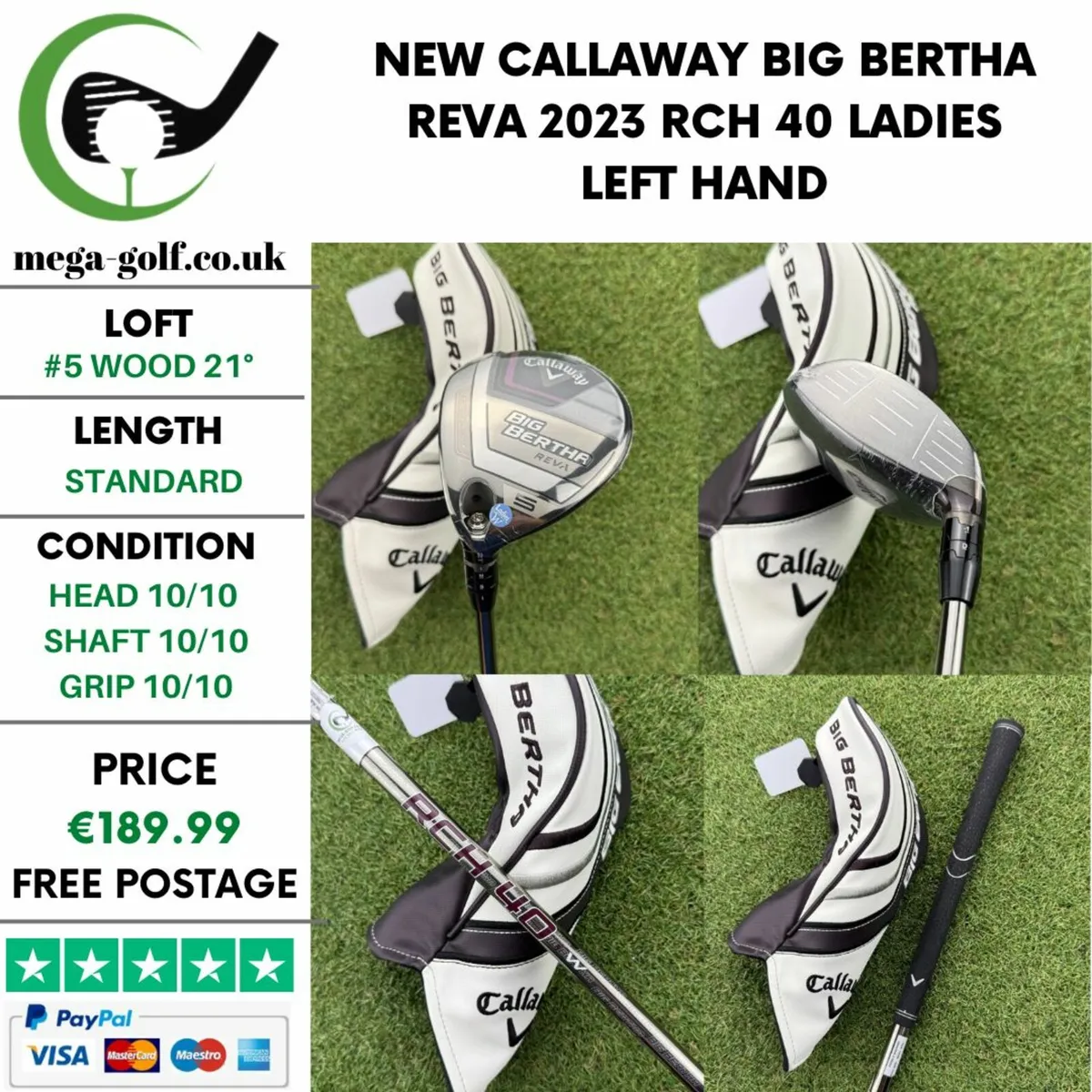 NEW CALLAWAY BIG BERTHA REVA 2023 #5 WOOD 21° - Image 1