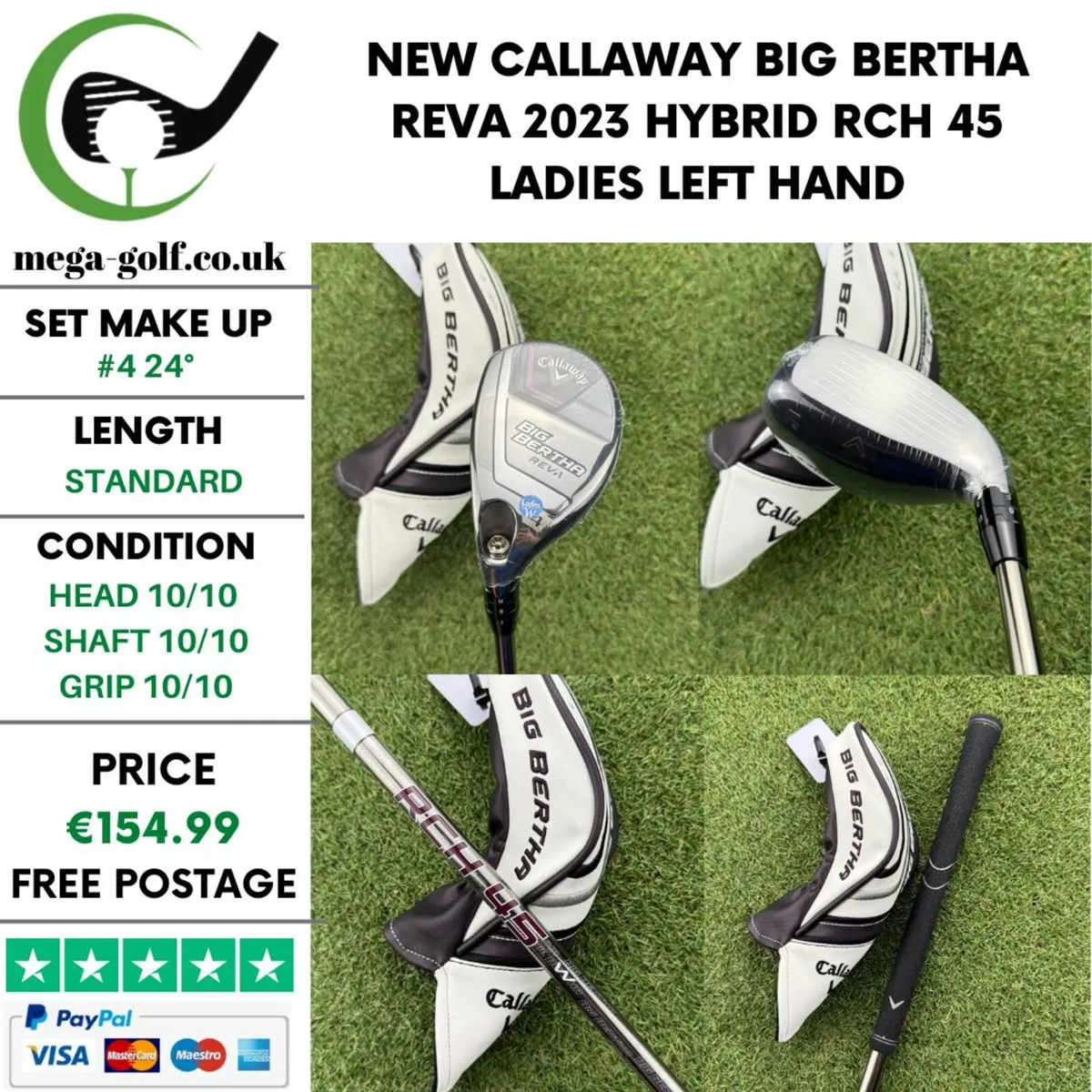 NEW CALLAWAY BIG BERTHA REVA 2023 HYBRID / #4 24° - Image 1