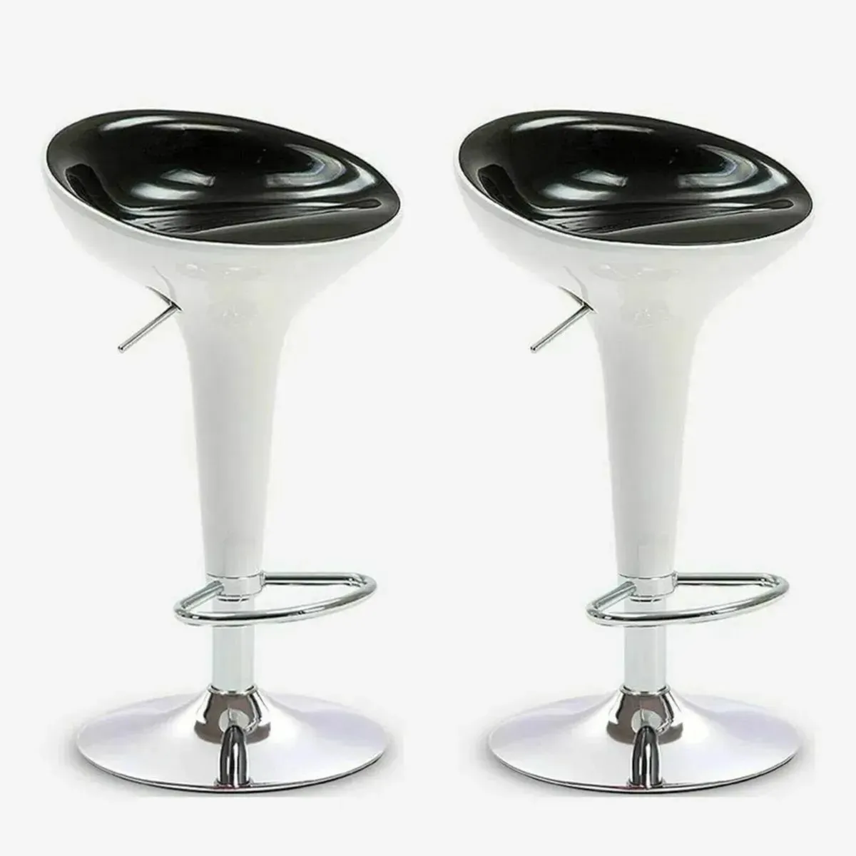 Bar Stools Set of 2 with Gas Lift for Kitchen - Image 2