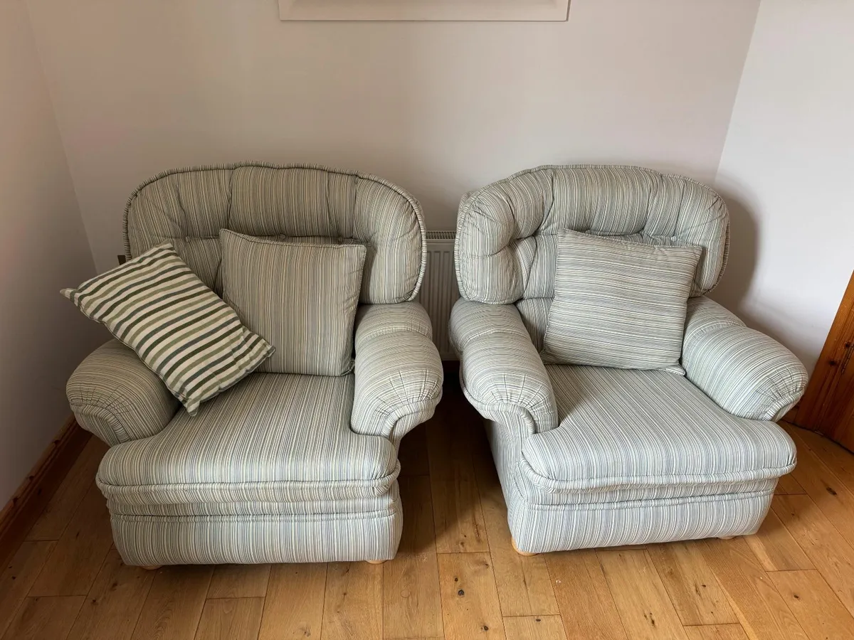 2x Arm Chairs - Rare Use & Pristine Condition - Image 1