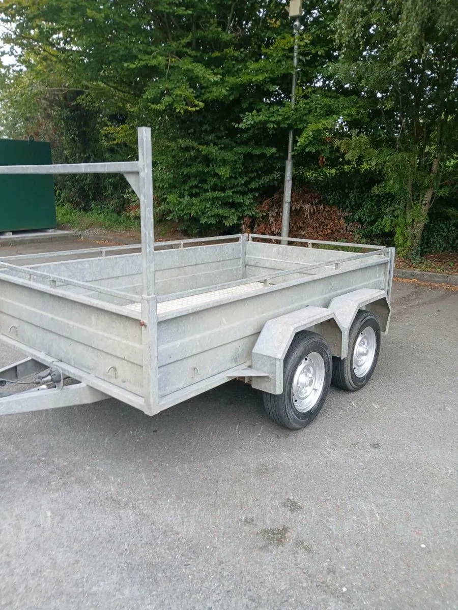 Galvanized trailer 8ft 6 by 5ft - Image 1