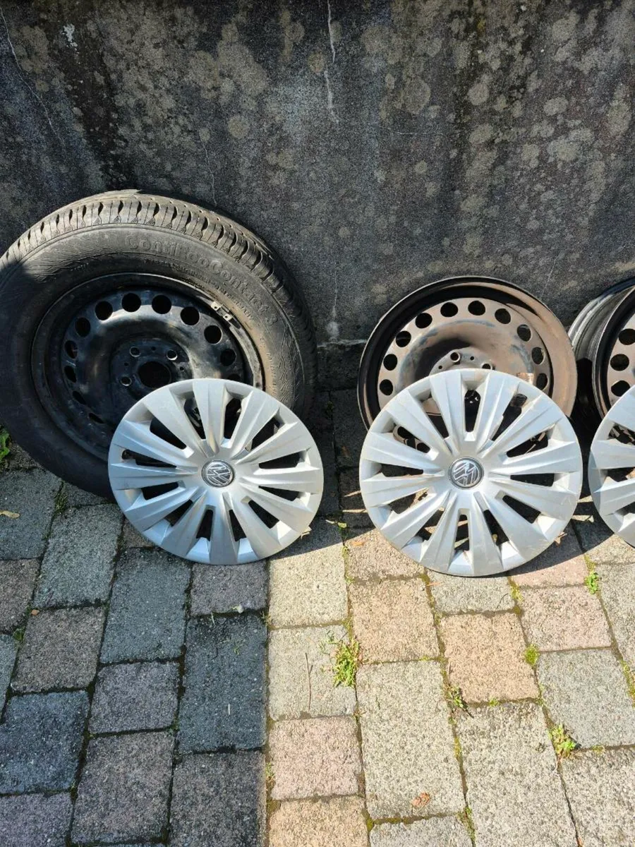 Steel Wheel Rims x 4 for VW Golf - Image 2