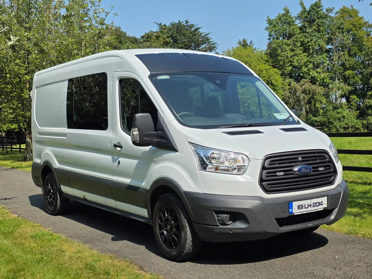 16 Ford Transit 2.2 RWD Factory Crew Cab 7 seater - Image 1