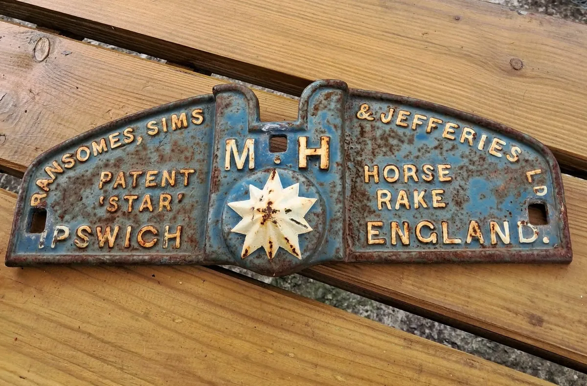Cast iron heavy vintage signs - Image 2