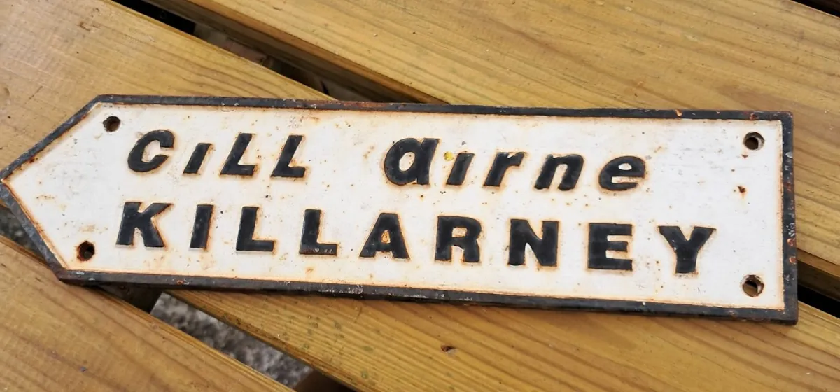 Cast iron heavy vintage signs - Image 3
