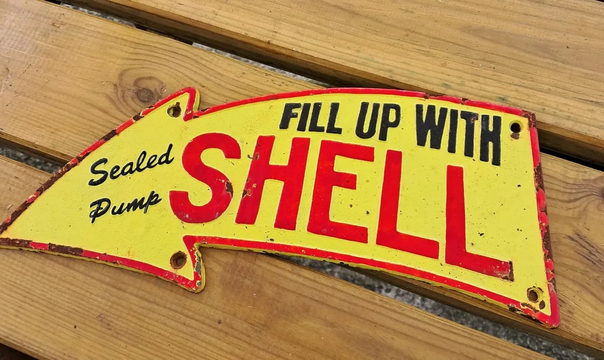 Cast iron heavy vintage signs - Image 4