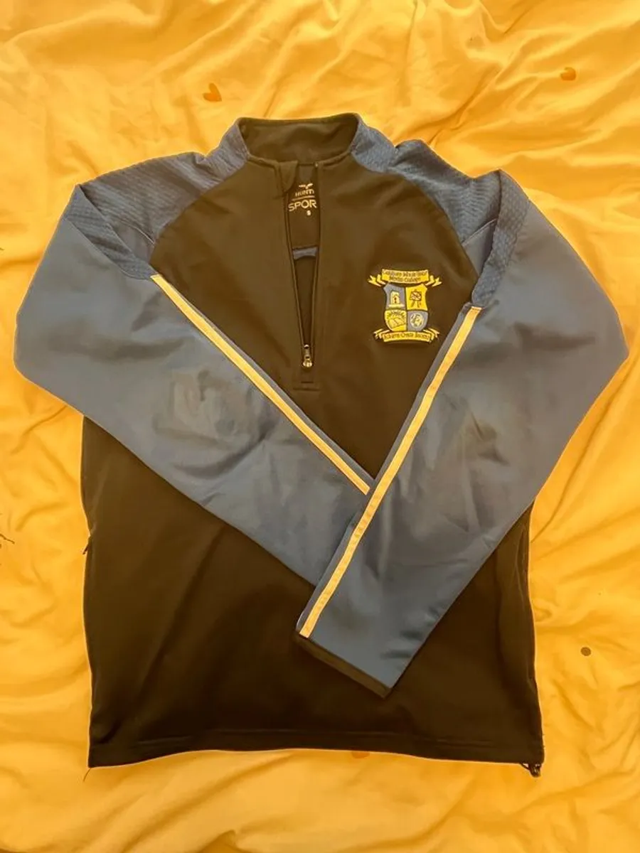 Merlin College school jumper, 1/4 zip top and tie - Image 2