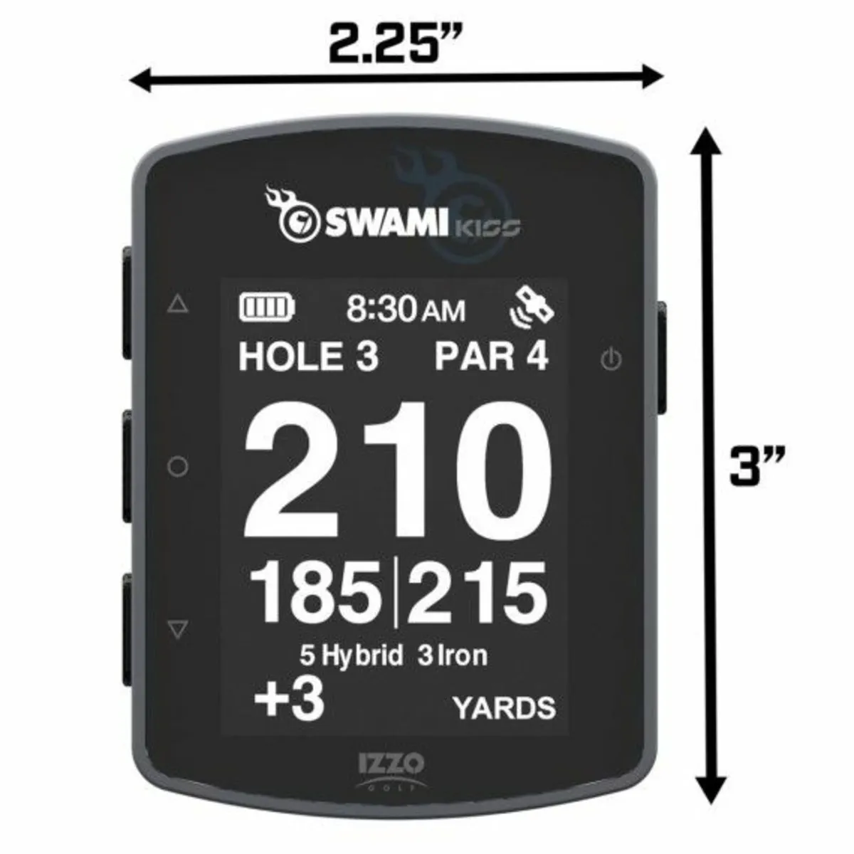 Izzo Swami Kiss 2.0 Golf GPS - Grey - Image 4