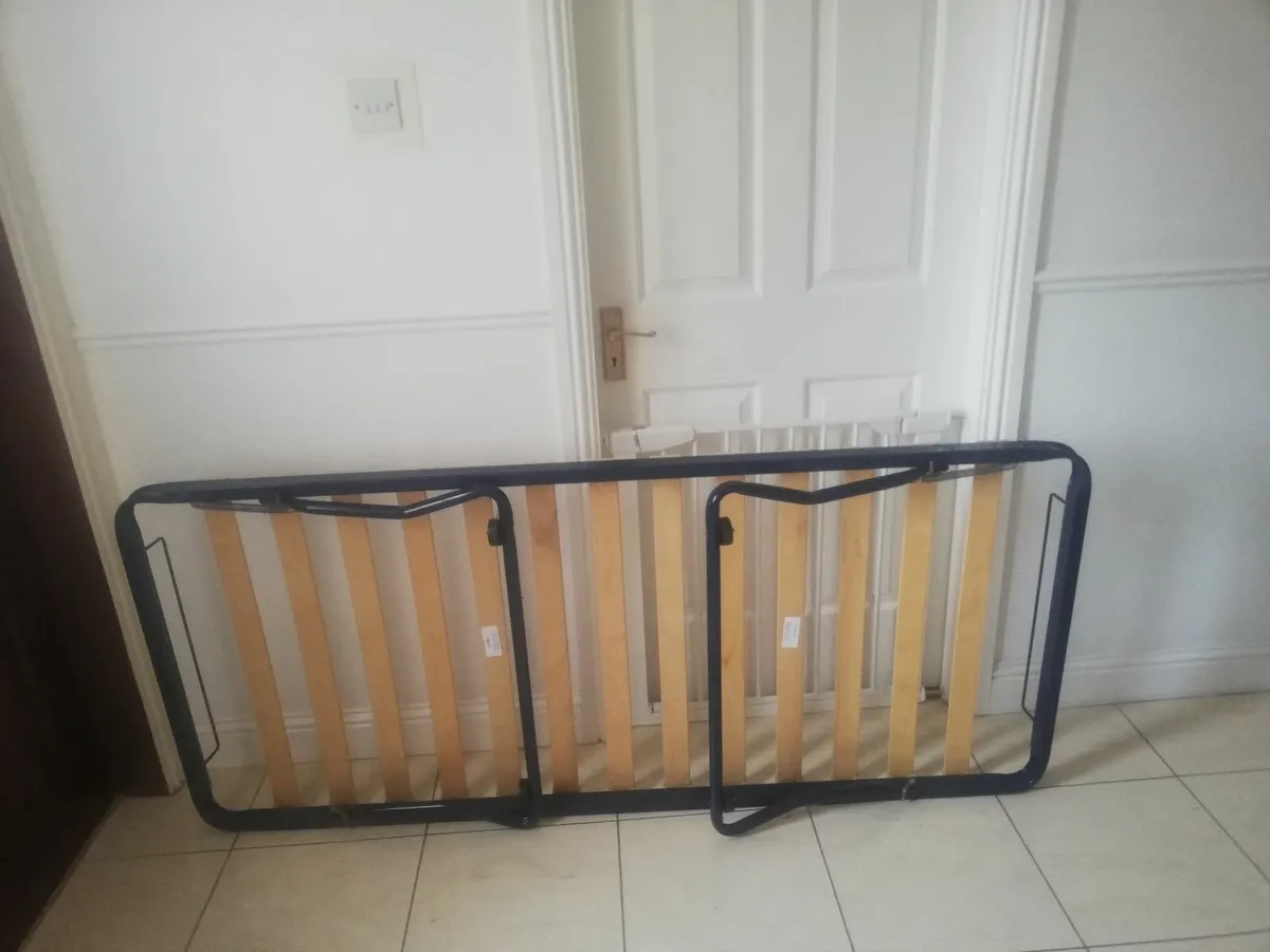 Single bed trundle with mattress - Image 2